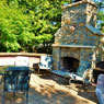 Patios, walls, natural stone, landscape design, decking, fireplaces, walkways, outdoor room, pavers, Unilock Stone